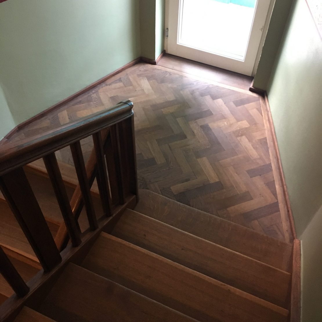 Restaurierung Treppe/Treppenhaus